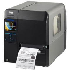 CL4NX Plus 203 dpi with Dispenser incl Liner Rewinder and, RTC and WLAN + EU power cable