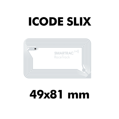 AD Racetrack Lite ICODE SLIX Label 49x81mm 3002103