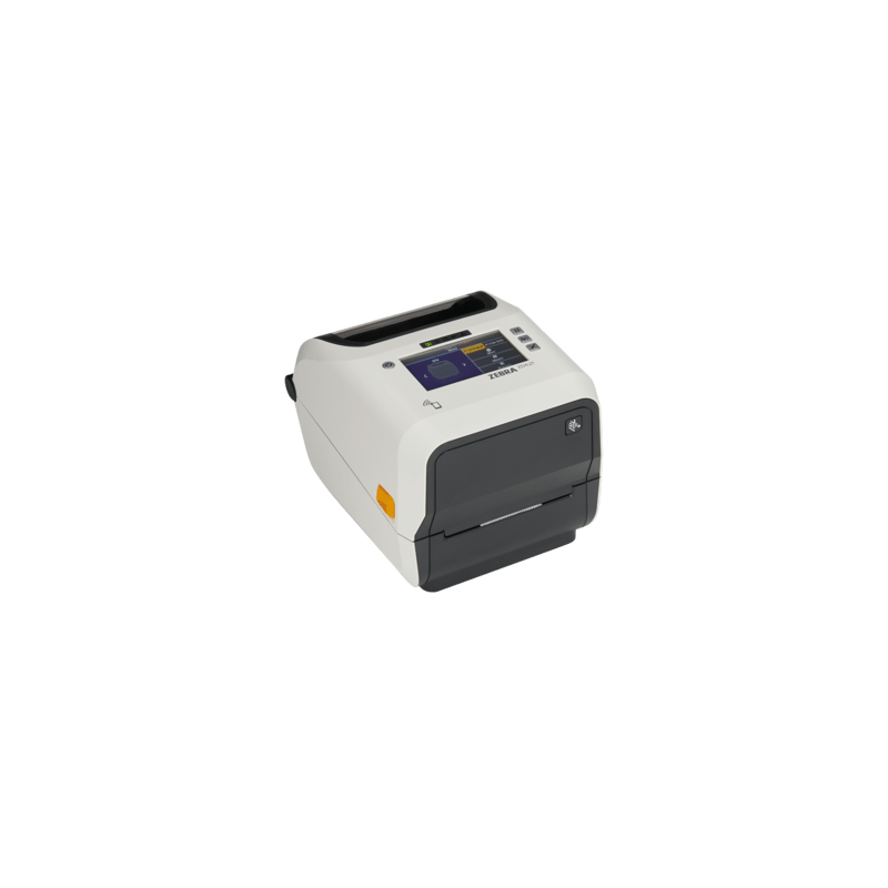 Zebra ZD621d Healthcare, 8 dots/mm (203 dpi), disp. (colour), RTC, USB, USB Host, RS232, BT, Ethernet, Wi-Fi, white