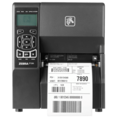 Zebra ZT231, 8 dots/mm (203 dpi), cutter, display, EPL, ZPL, ZPLII, USB, USB Host, RS232, BT (BLE), Ethernet thermal transfer