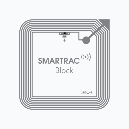 AD Block Lite ICODE SLIX2 - Étiquette blanche 50x50mm