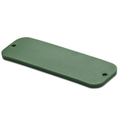 SlimFlex Tag (flat, 2 holes) 77/25/3 mm green - 3 mm holes