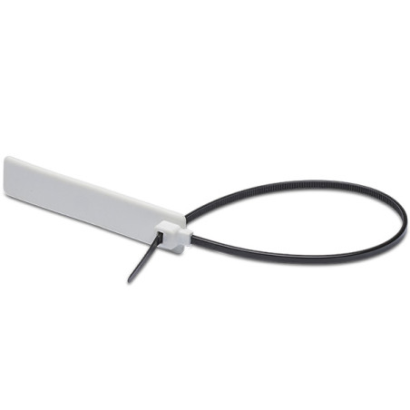 SlimFlex Seal Tag Mini (white) UHF 865-928 MHz, Alien H3 Visual Tamper Evident (PI antenna)