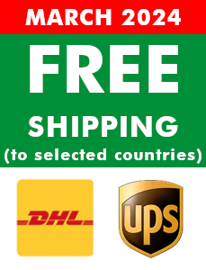 Delivery with DHL / UPS