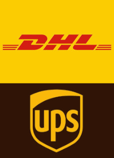 Entrega urgente con DHL / UPS